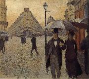 Gustave Caillebotte Study of the raining at Paris street oil painting picture wholesale